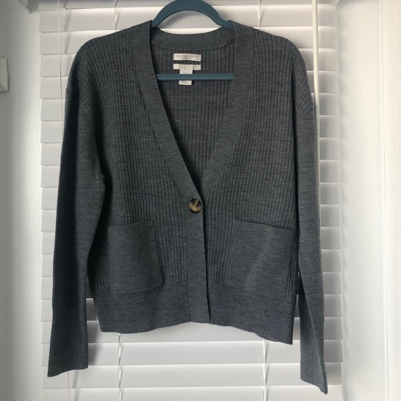 Christian Siriano Sweaters - Christian Siriano Grey Cardigan
